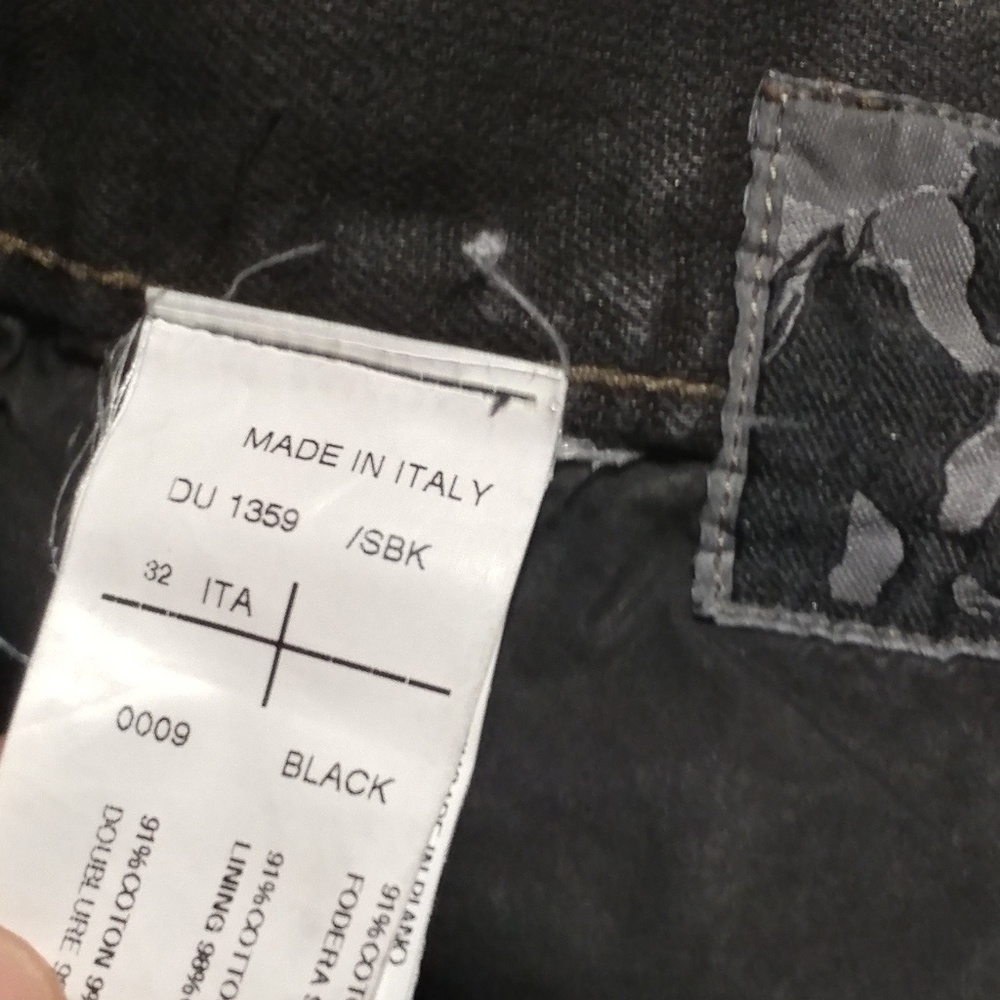 Rick Owens DRKSHDW Men's Black Jeans Sz 32 - Picture 2 of 6
